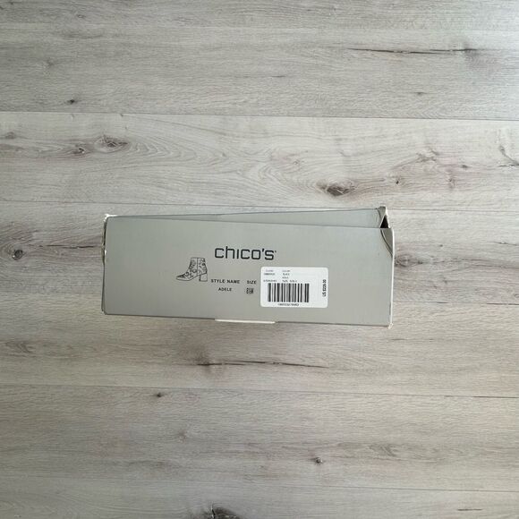 Chicos Adele Embellished Boots Black 8.5 NWT IN BOX - Picture 6 of 12